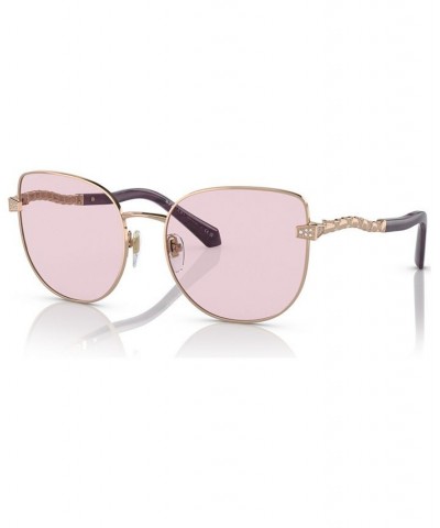 Women's Sunglasses BV6184B56-HP Pink Gold Tone $121.79 Womens