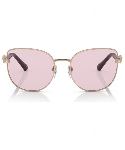 Women's Sunglasses BV6184B56-HP Pink Gold Tone $121.79 Womens