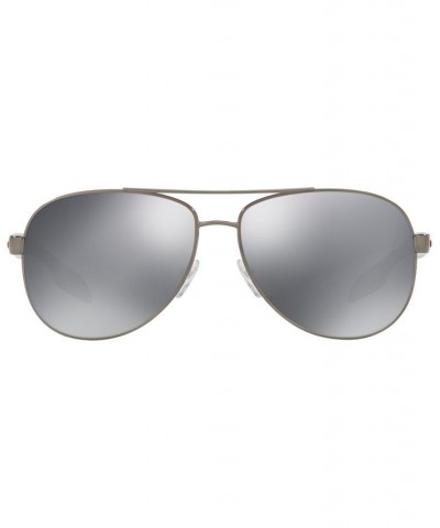 Men's Sunglasses PS 53PS GUNMETAL/GREY MIRROR $55.26 Mens