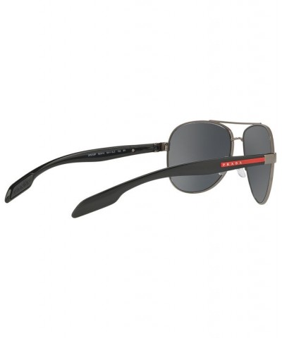 Men's Sunglasses PS 53PS GUNMETAL/GREY MIRROR $55.26 Mens