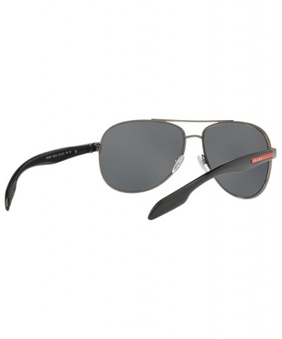 Men's Sunglasses PS 53PS GUNMETAL/GREY MIRROR $55.26 Mens