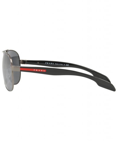 Men's Sunglasses PS 53PS GUNMETAL/GREY MIRROR $55.26 Mens