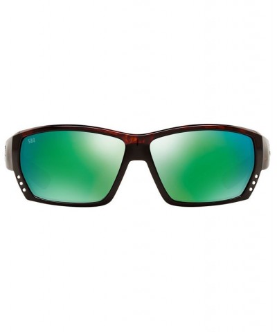 Polarized Sunglasses TUNA ALLEY POLARIZED 61P TORTOISE/GREEN MIRROR $32.76 Unisex