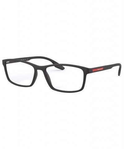 PS 04MV Men's Rectangle Eyeglasses Matte Black $71.82 Mens