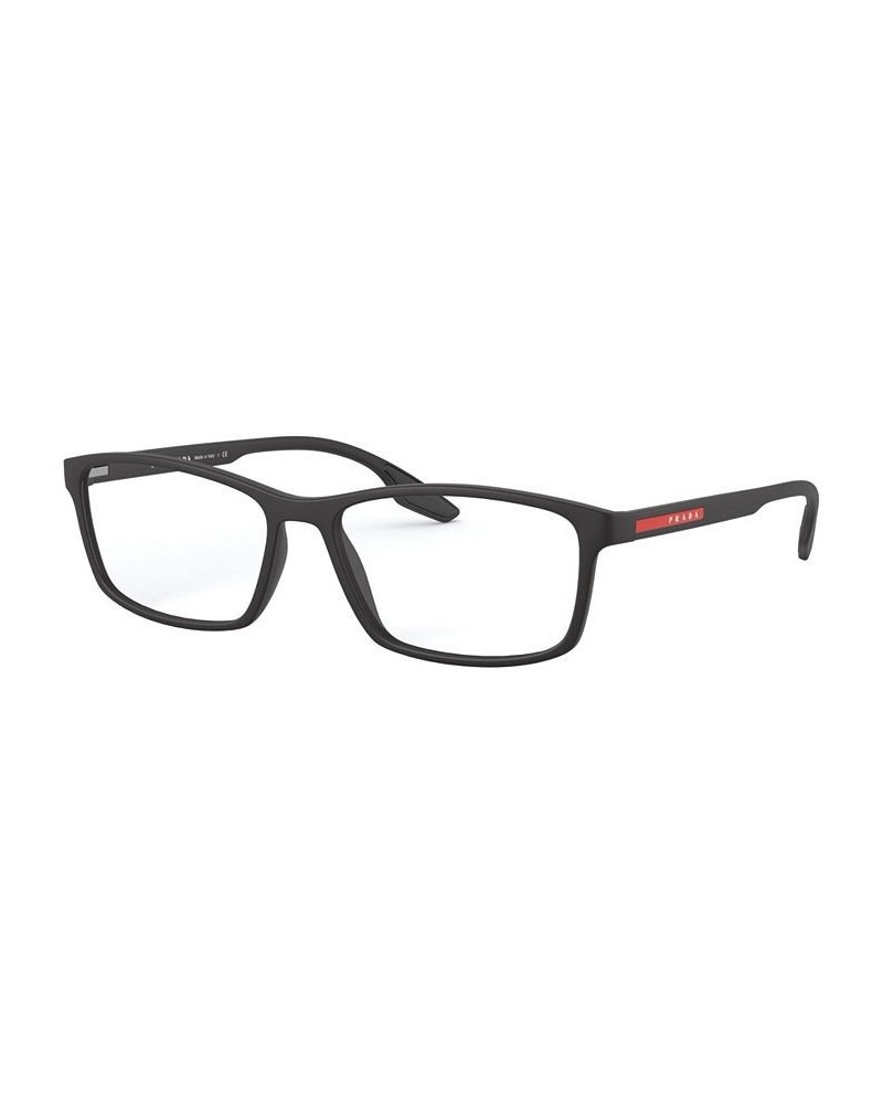 PS 04MV Men's Rectangle Eyeglasses Matte Black $71.82 Mens