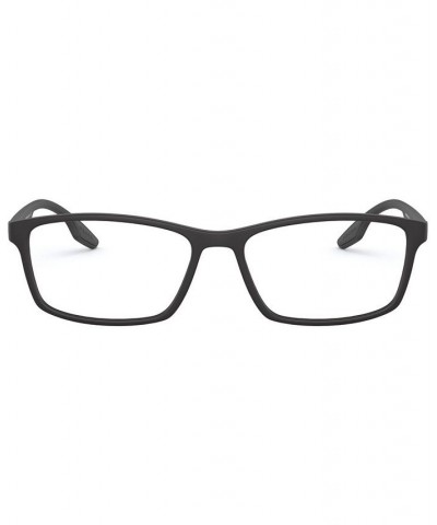 PS 04MV Men's Rectangle Eyeglasses Matte Black $71.82 Mens