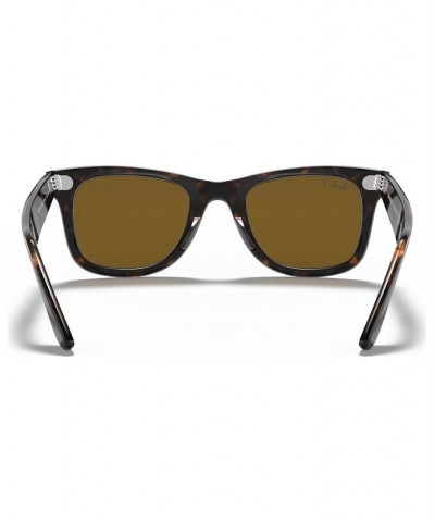 Polarized Sunglasses RB2140 ORIGINAL WAYFARER Black/Green $44.73 Unisex