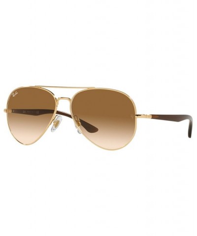 Unisex Sunglasses RB3675 58 Gold-Tone $29.88 Unisex