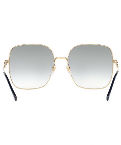 Sunglasses GG0879S 61 GOLD/GREEN $145.60 Unisex