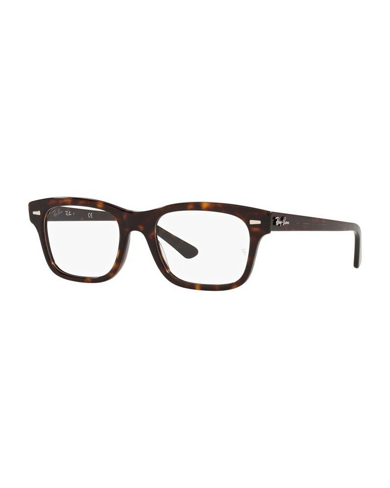 RB5383 Burbank Optics Unisex Rectangle Eyeglasses Havana $38.20 Unisex