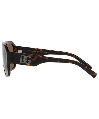 Men's Low Bridge Fit Sunglasses DG4403F Low Bridge Fit 58 Havana $76.08 Mens