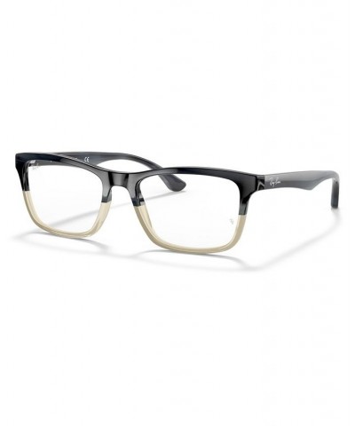 RX5279 Unisex Square Eyeglasses Gray Horn $21.01 Unisex