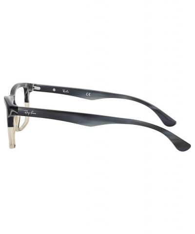 RX5279 Unisex Square Eyeglasses Gray Horn $21.01 Unisex