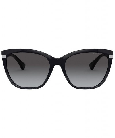 Ralph Sunglasses RA5267 56 BLACK GLITTER/BLACK GRADIENT/DEMO LENS $16.80 Unisex