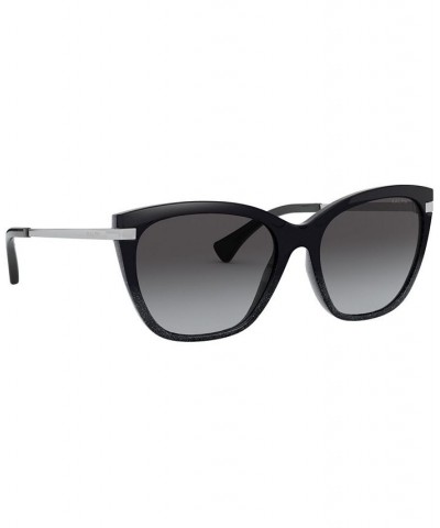 Ralph Sunglasses RA5267 56 BLACK GLITTER/BLACK GRADIENT/DEMO LENS $16.80 Unisex