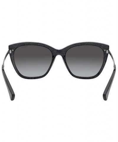 Ralph Sunglasses RA5267 56 BLACK GLITTER/BLACK GRADIENT/DEMO LENS $16.80 Unisex