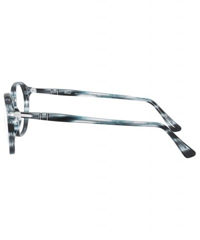 PO3238V Unisex Irregular Eyeglasses Gray $28.00 Unisex