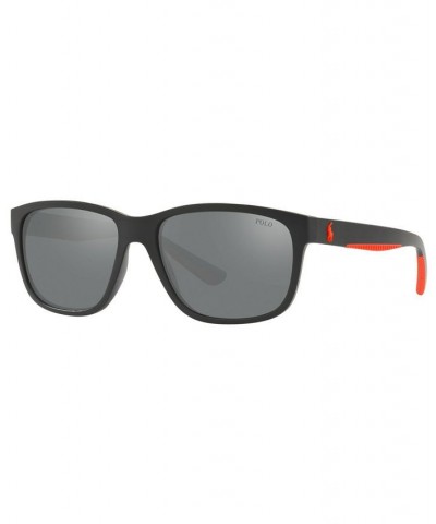 Sunglasses PH4142 57 MATTE BLACK / SILVER MIRROR $9.30 Unisex