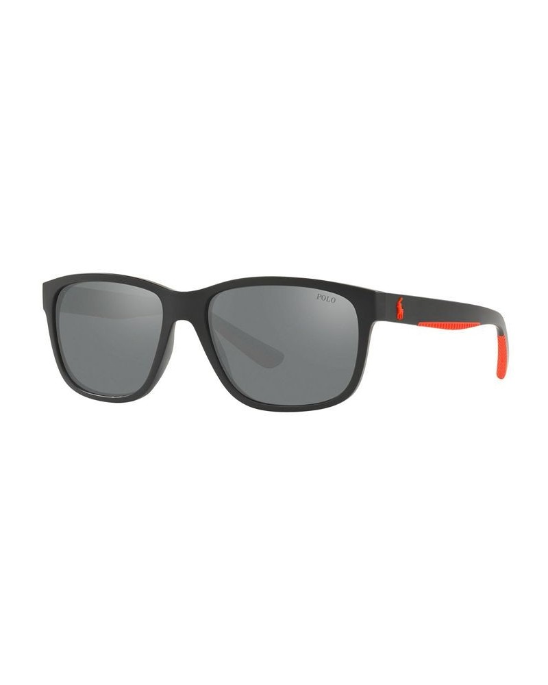 Sunglasses PH4142 57 MATTE BLACK / SILVER MIRROR $9.30 Unisex