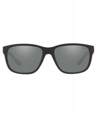 Sunglasses PH4142 57 MATTE BLACK / SILVER MIRROR $9.30 Unisex