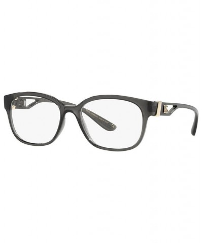 DG5066 Women's Square Eyeglasses Transparent Gray $54.56 Womens