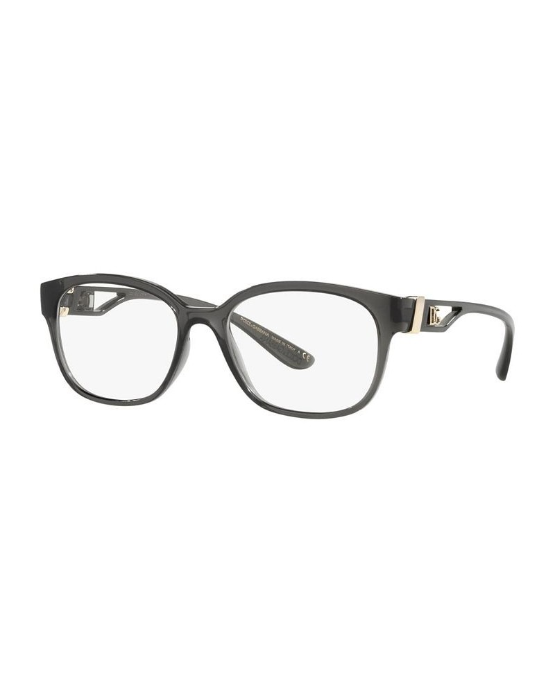 DG5066 Women's Square Eyeglasses Transparent Gray $54.56 Womens