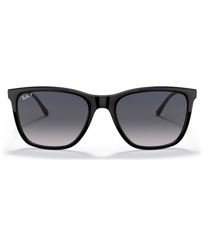 Unisex Polarized Sunglasses RB4344 56 BLACK/BLUE GRADIENT BLUE POLAR $20.10 Unisex