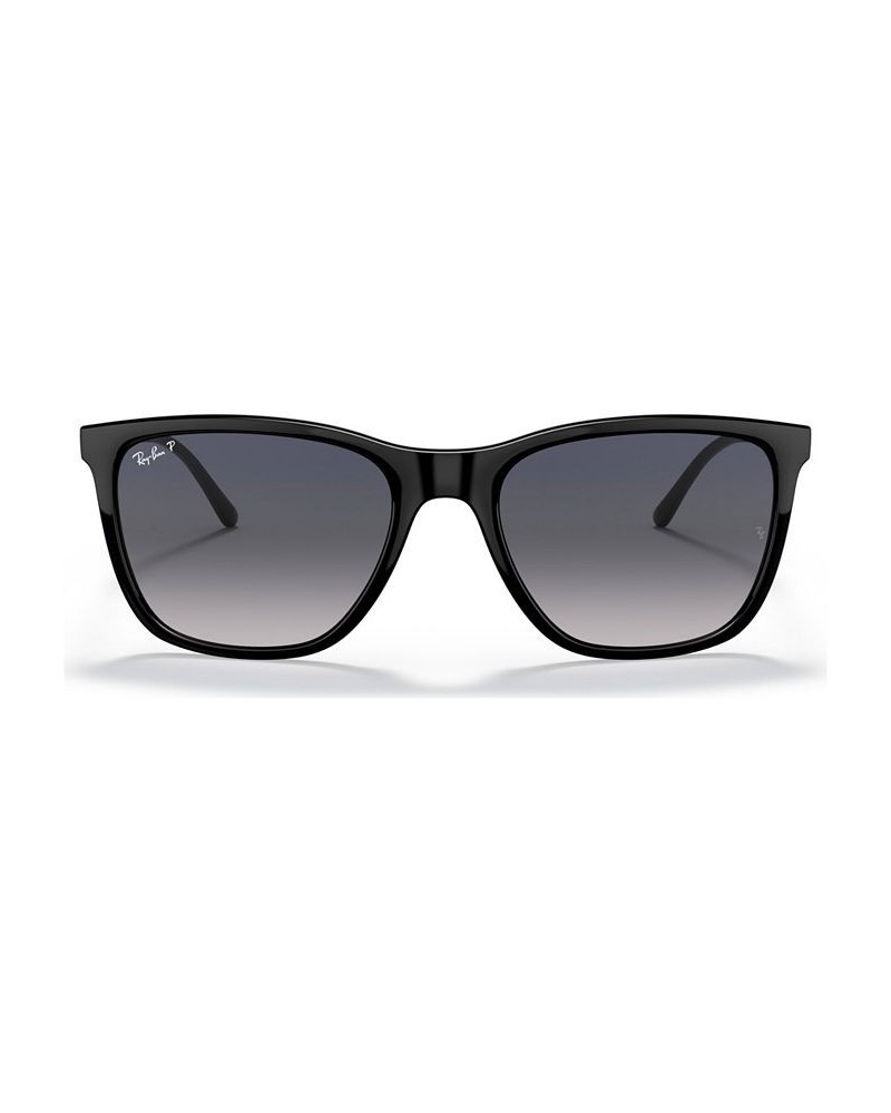 Unisex Polarized Sunglasses RB4344 56 BLACK/BLUE GRADIENT BLUE POLAR $20.10 Unisex