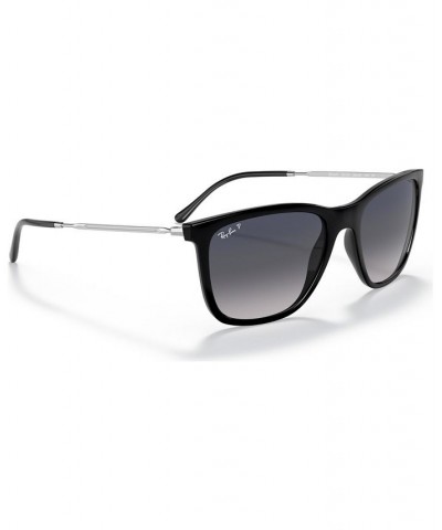 Unisex Polarized Sunglasses RB4344 56 BLACK/BLUE GRADIENT BLUE POLAR $20.10 Unisex