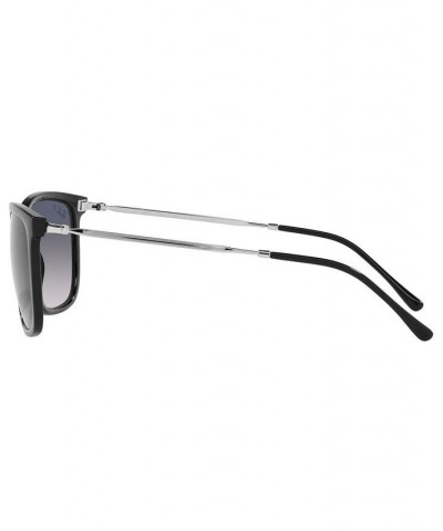 Unisex Polarized Sunglasses RB4344 56 BLACK/BLUE GRADIENT BLUE POLAR $20.10 Unisex