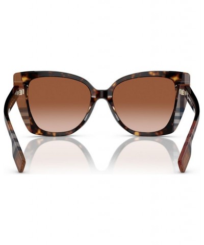 Women's Sunglasses Meryl Dark Havana/Check Brown $78.68 Womens