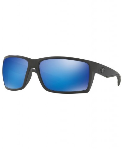 Polarized Sunglasses REEFTON 64 BLACK BLACK/ BLUE MIRROR POLAR $30.03 Unisex