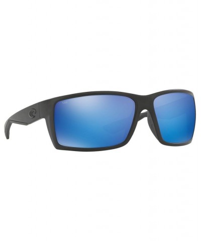 Polarized Sunglasses REEFTON 64 BLACK BLACK/ BLUE MIRROR POLAR $30.03 Unisex