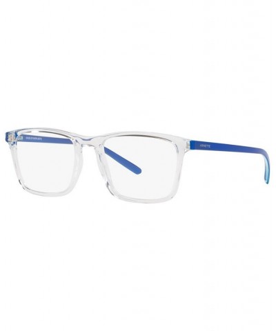 AN7209 Frog Face Unisex Rectangle Eyeglasses Matte Navy Blue $21.36 Unisex