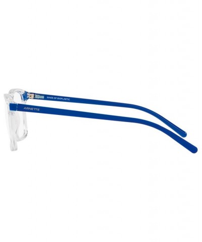 AN7209 Frog Face Unisex Rectangle Eyeglasses Matte Navy Blue $21.36 Unisex