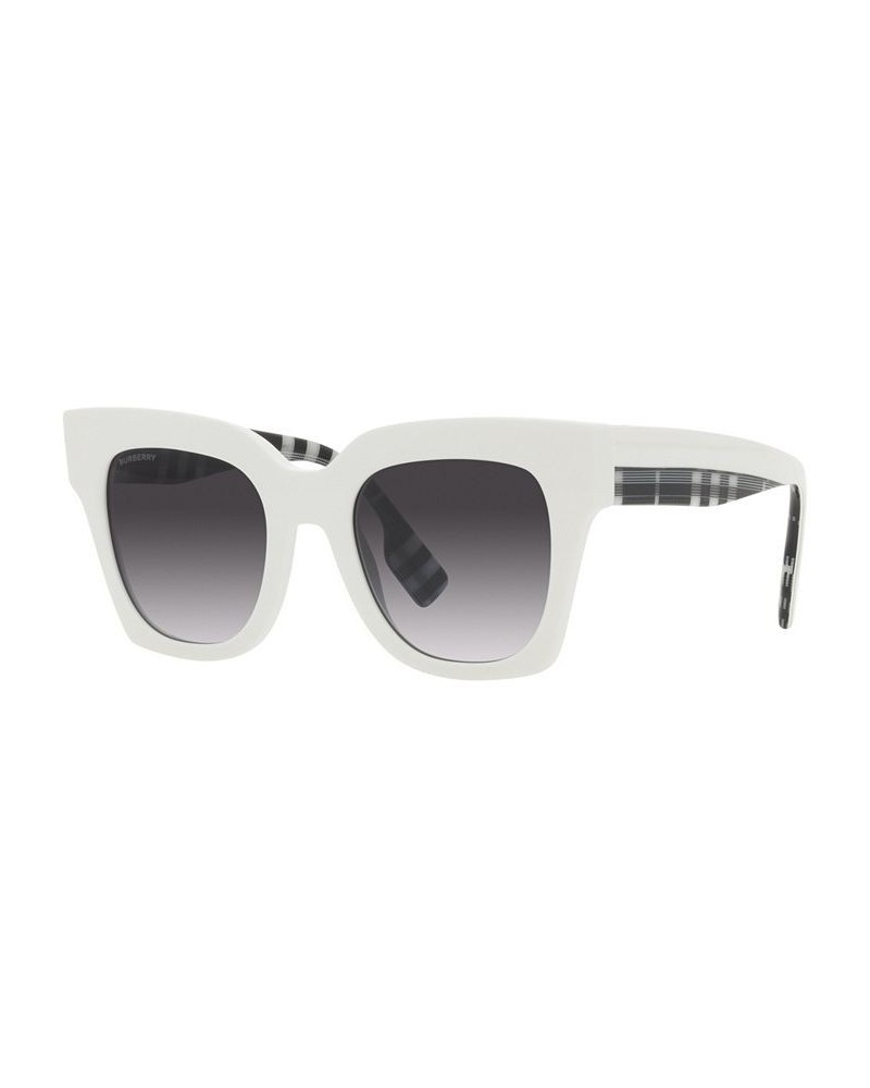 Women's Sunglasses BE4364 KITTY 49 Brown Check $67.44 Womens