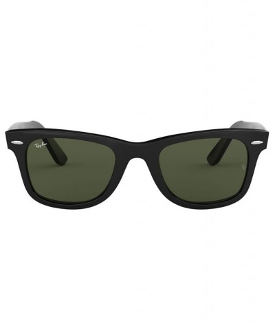 Unisex Low Bridge Fit Sunglasses RB2140F ORIGINAL WAYFARER CLASSIC 54 Black 1 $29.34 Unisex