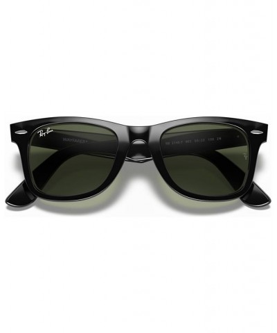 Unisex Low Bridge Fit Sunglasses RB2140F ORIGINAL WAYFARER CLASSIC 54 Black 1 $29.34 Unisex