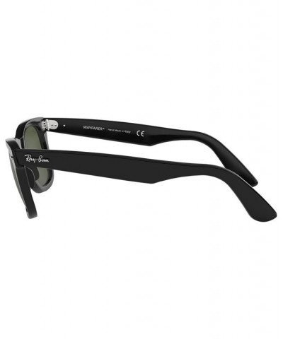 Unisex Low Bridge Fit Sunglasses RB2140F ORIGINAL WAYFARER CLASSIC 54 Black 1 $29.34 Unisex