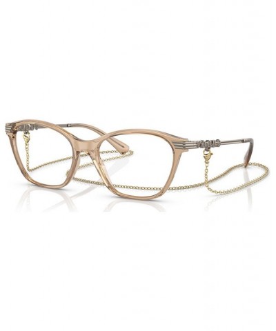 Women's Cat Eye Eyeglasses VO546151-O Transparent Caramel $14.90 Womens