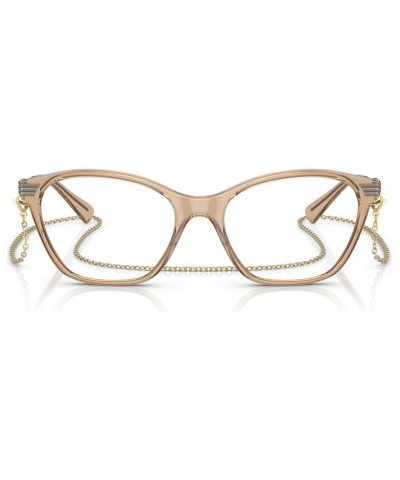 Women's Cat Eye Eyeglasses VO546151-O Transparent Caramel $14.90 Womens