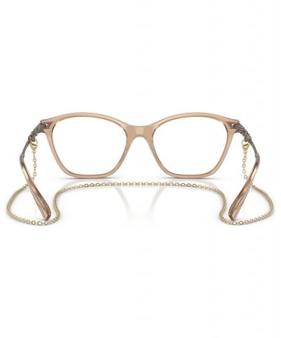 Women's Cat Eye Eyeglasses VO546151-O Transparent Caramel $14.90 Womens