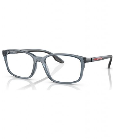 Men's Pillow Eyeglasses PS 01PV54-O Matte Transparent $31.92 Mens