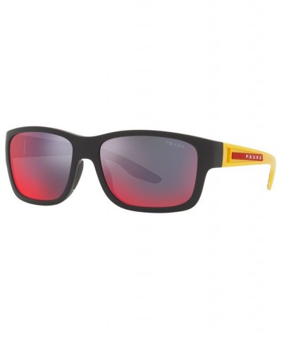 Men's Sunglasses PS 01WS 59 Black Rubber $31.46 Mens