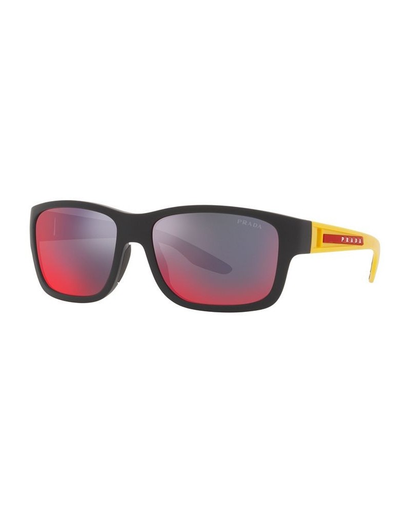 Men's Sunglasses PS 01WS 59 Black Rubber $31.46 Mens