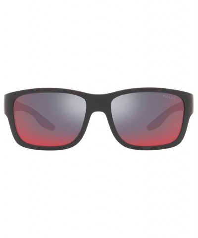 Men's Sunglasses PS 01WS 59 Black Rubber $31.46 Mens