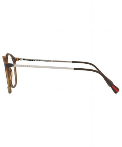 PS 04HV Men's Rectangle Eyeglasses Brwn Havna $50.40 Mens