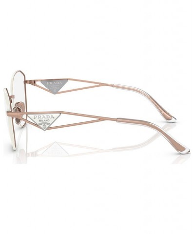 Women's Irregular Eyeglasses PR 52ZV53-O Pale Gold-Tone $43.30 Womens