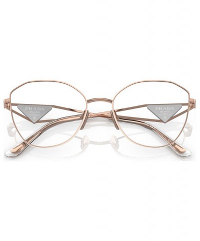 Women's Irregular Eyeglasses PR 52ZV53-O Pale Gold-Tone $43.30 Womens