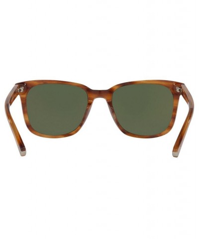 Sunglasses HC8313U 54 C2095 AMBER HORN/DARK GREEN SOLID $34.77 Unisex